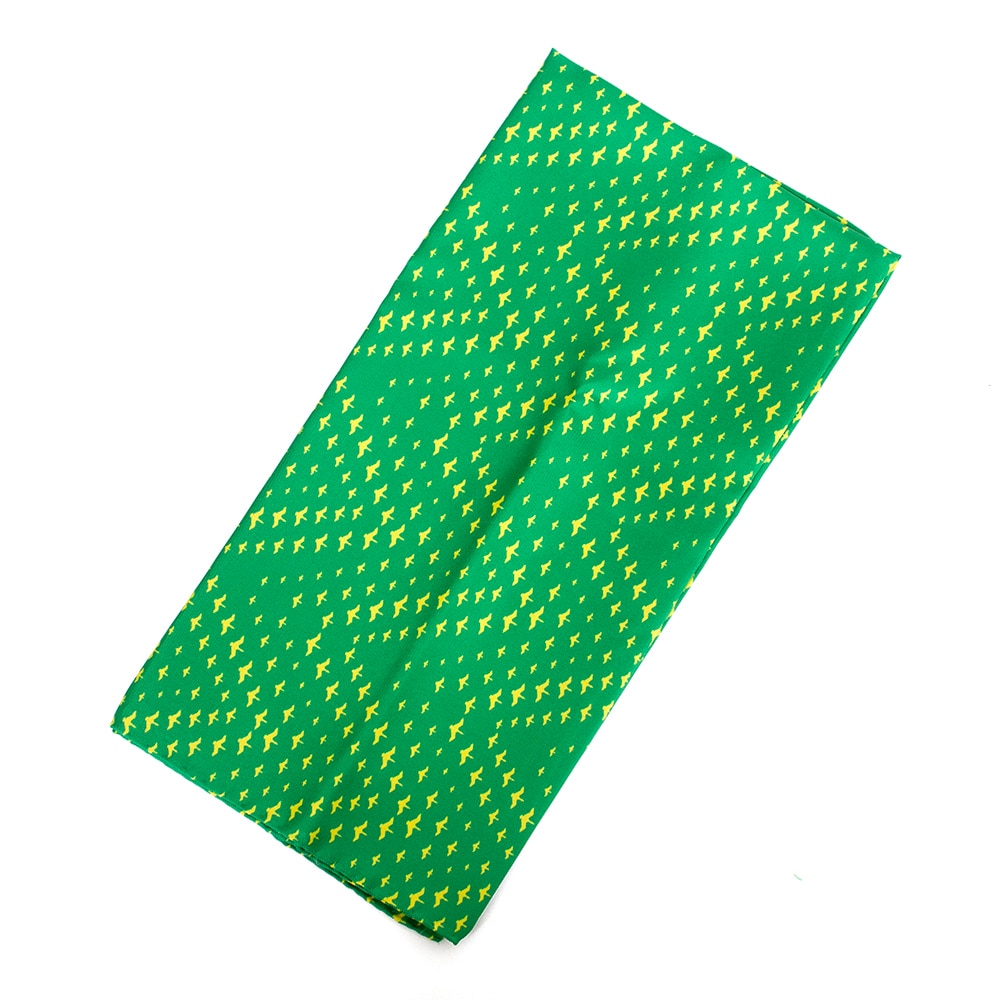 Classic Oregon O, Green, Scarves, Silk, Accessories, Unisex, 26"x26", Flying Duck pattern, Tartan, 969017